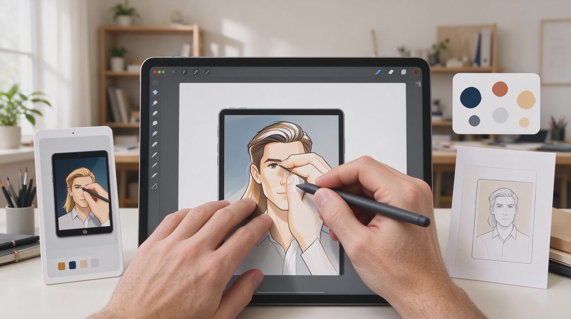 Instructions that opened with the full marker list—“Keep exact face shape, smile asymmetry, eyebrow density, hair parting, and skin tone identical. Change only [variable]”